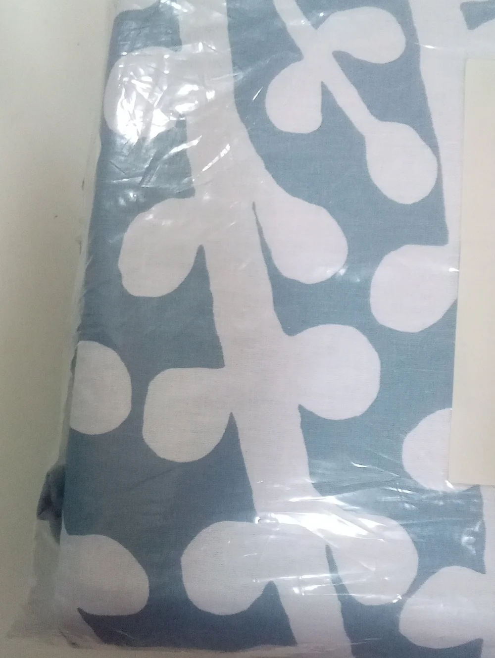 City Scene Blue & White Modern Duvet Cover Set Full/Queen NWT $54.99